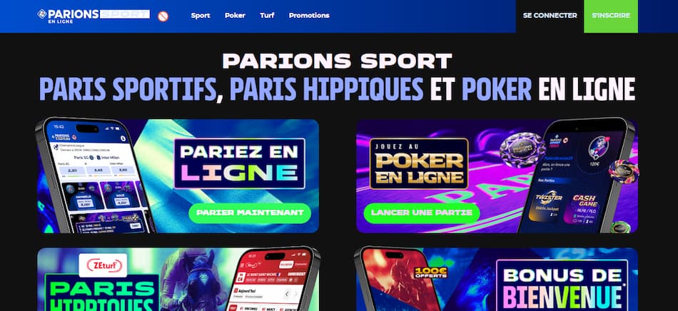 Accueil Parions Sport